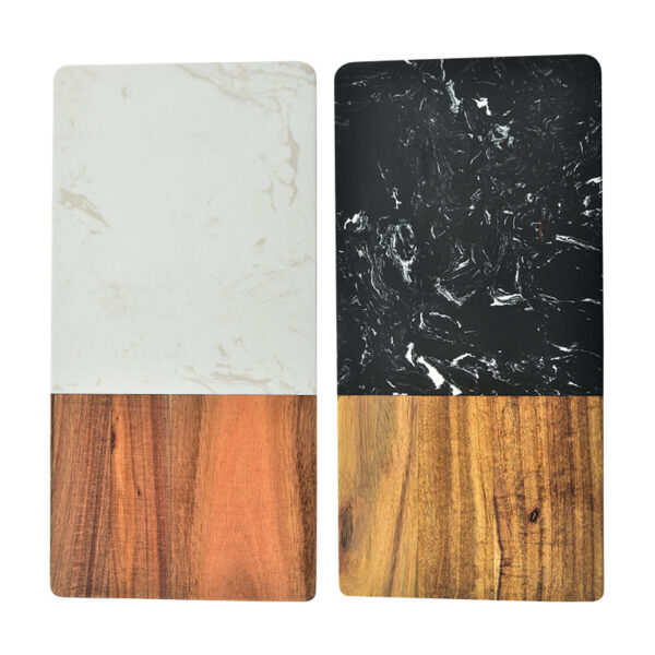 New Acacia Marble Splicing Rectangular Cutting Board - Image 3