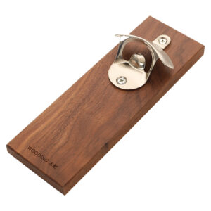Wooden Multifunctional wall refrigerator set Beer opener metal bottle opener