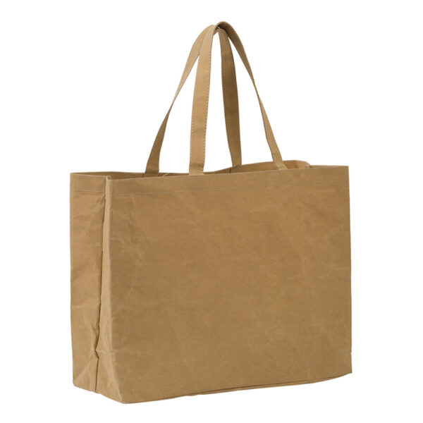 Custom Logo Tyvek Tote - Washable, Waterproof, Recyclable, Women's Bags - Image 5