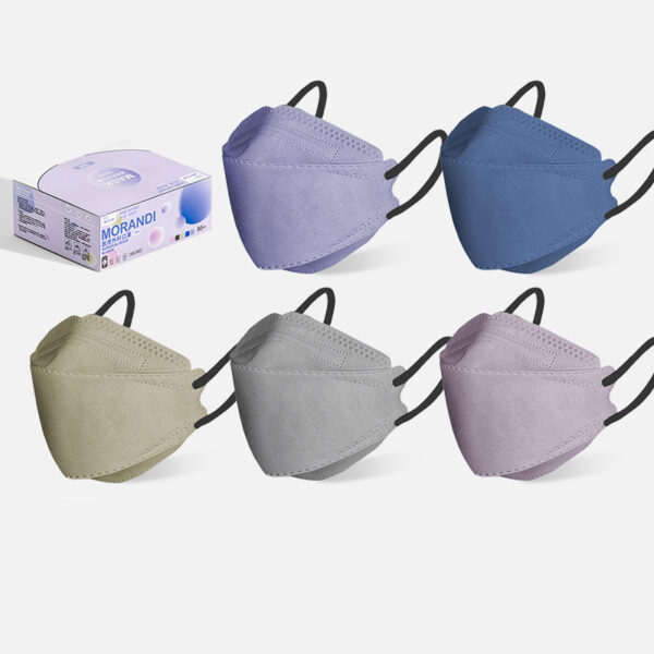 Gradient Morandi 3D Willow Leaf Disposable Masks - Image 5