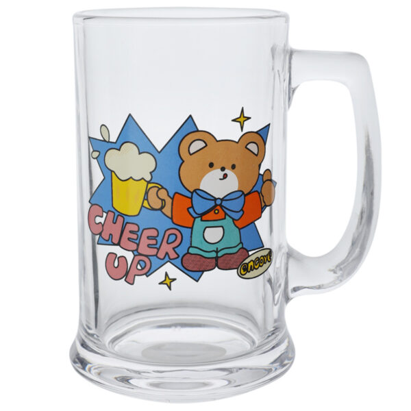 Hot Sale Glass Mug Milk Coffee Juice Water Mug Home Restaurant Hotel Party