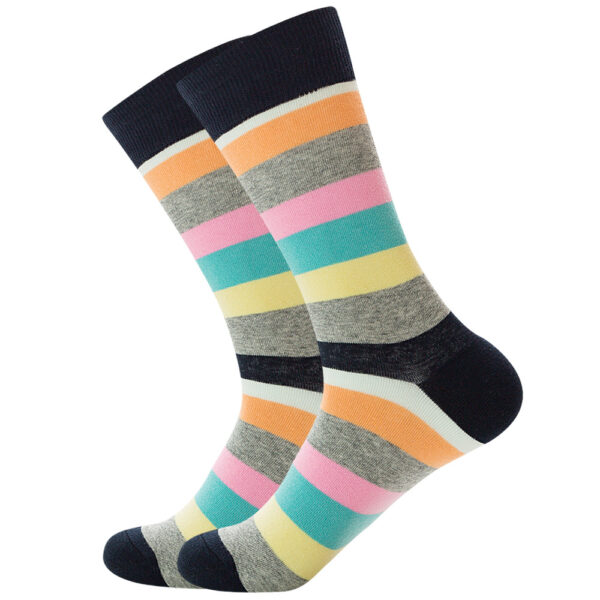 Custom Logo Men's Dress Socks - OEM Design - Image 3