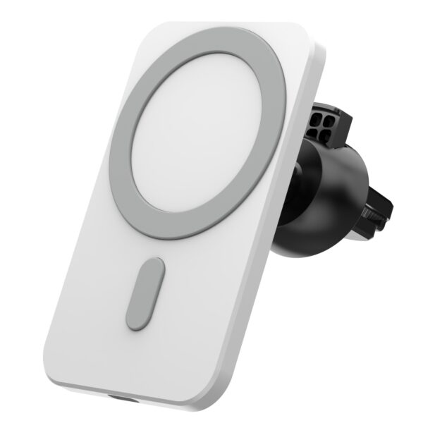 Mini RGB Magnetic Car Phone Mount & Wireless Charger