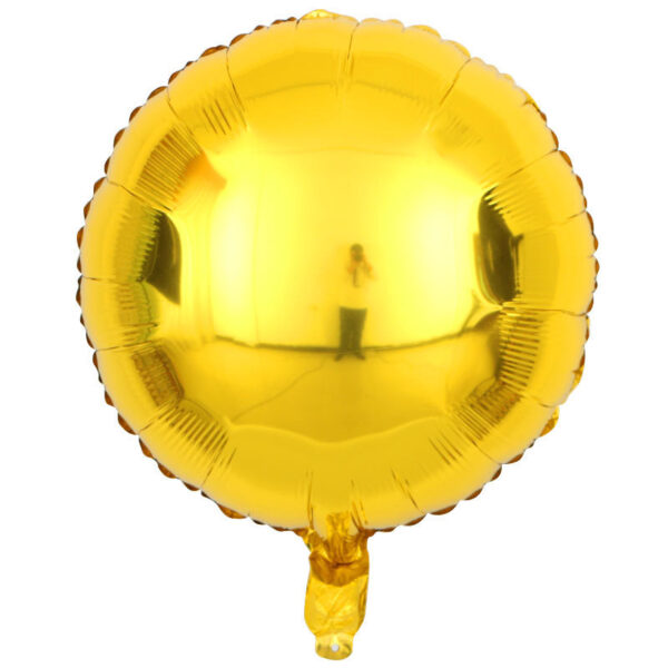Small 18Inch Foil Sold Clear Color Aluminum Helium Foil Round Balloons