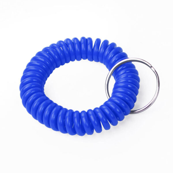 Retractable Spring Coil Keychain Wristband for Gym & Pool - Image 5