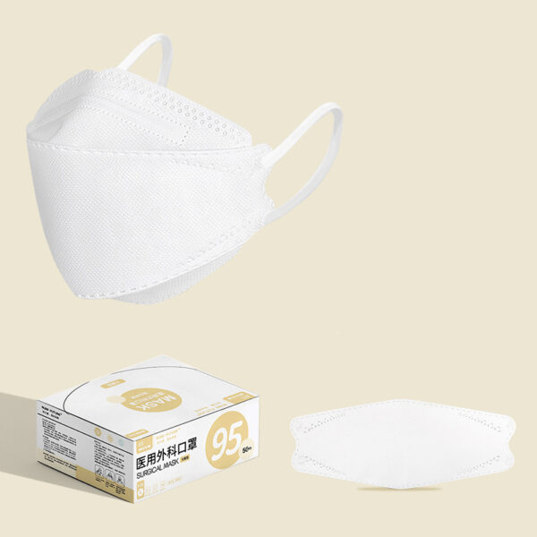 Gradient Morandi 3D Willow Leaf Disposable Masks - Image 2
