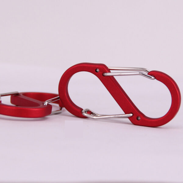 promotional keychains & carabiners aluminum s clip carabiner - Image 3