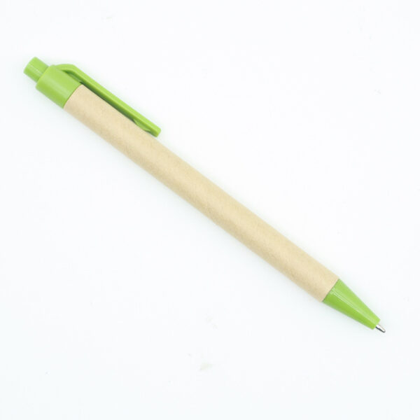 Cheap simple custom logo promotion pen Paper pen eco friendly - Image 2
