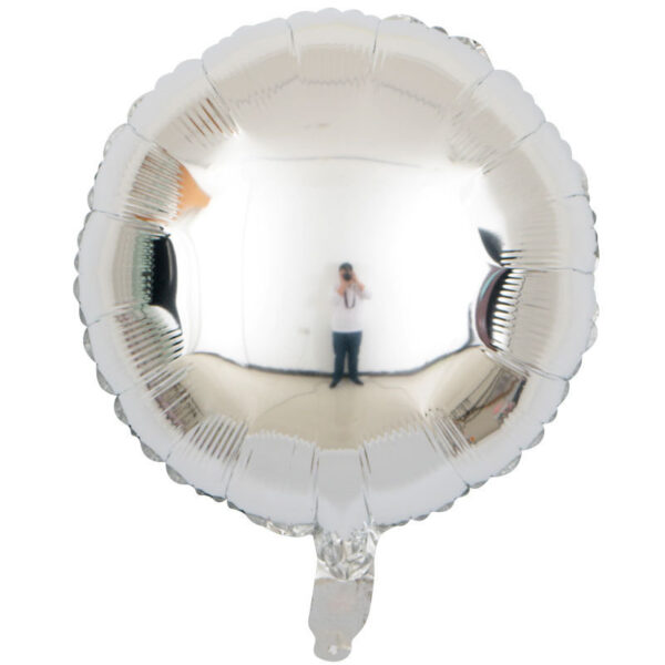 Small 18Inch Foil Sold Clear Color Aluminum Helium Foil Round Balloons - Image 3