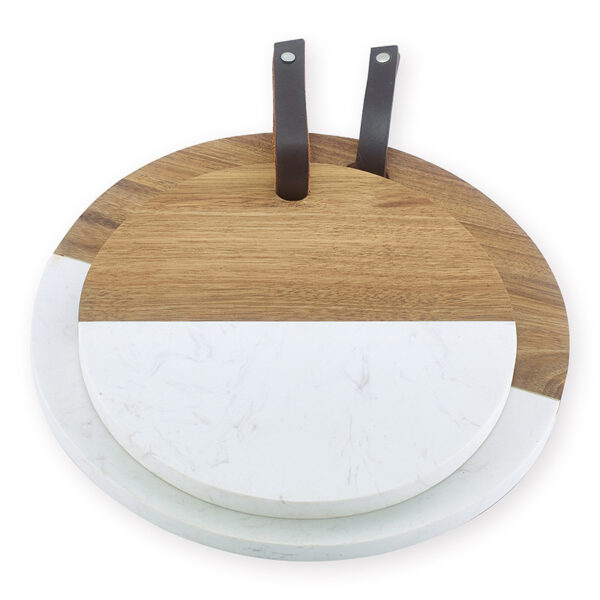 Wholesale Customized Design Wood And Marble Chopping Board Pineapple Shaped - Image 4