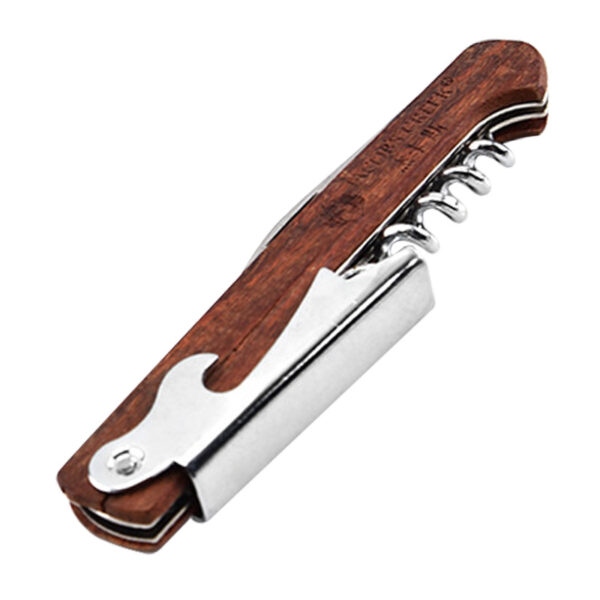 Engraved Wooden Corkscrew with Custom Logo - Image 5