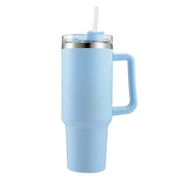 Custom 40oz Stainless Steel Travel Mug with Leakproof Lid - Image 2