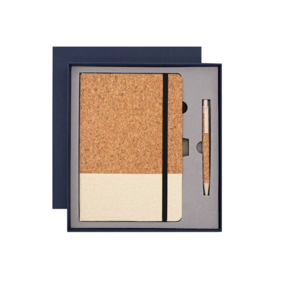 A5 Cork Diary - Custom PU Leather Business Office Journal With Pen Hot Sale - Image 3
