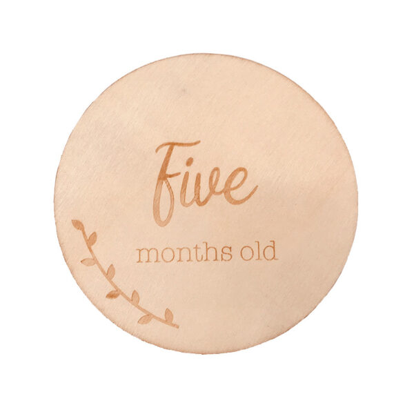 Wholesale Round Wooden Milestone Props for Baby Photos - Image 3