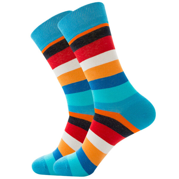 Custom Logo Men's Dress Socks - OEM Design - Image 4