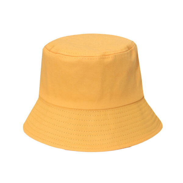 Custom Logo Cotton Fisherman Caps - Reversible Bucket Hat - Image 3