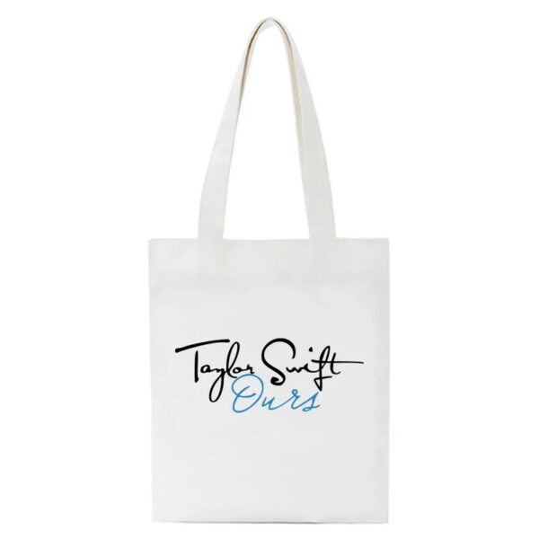 Large Reusable Canvas Shopping Tote Bag - Image 4