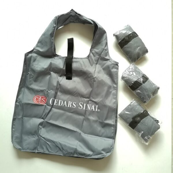 New Design Reusable Fruits Pocket Folding Nylon Grocery Bag - Image 2