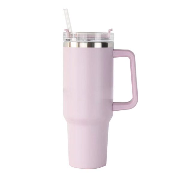 Custom 40oz Stainless Steel Travel Mug with Leakproof Lid - Image 6