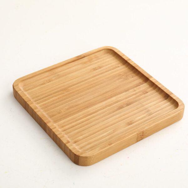 3pc Disposable Bamboo Fruit Plate with Custom Print - Image 2