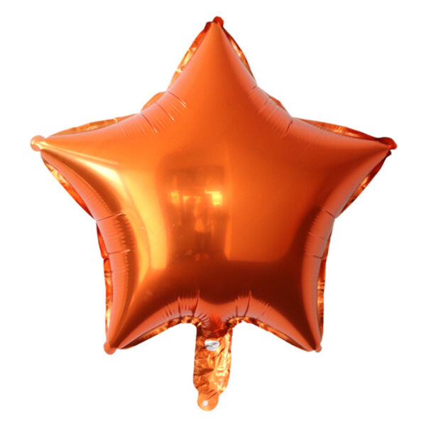 18 Inch Chrome Star Foil Balloon - Gold/Silver - Image 6