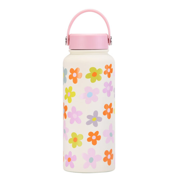 Colorful Flower Stainless Steel Drinkware Set - Image 3