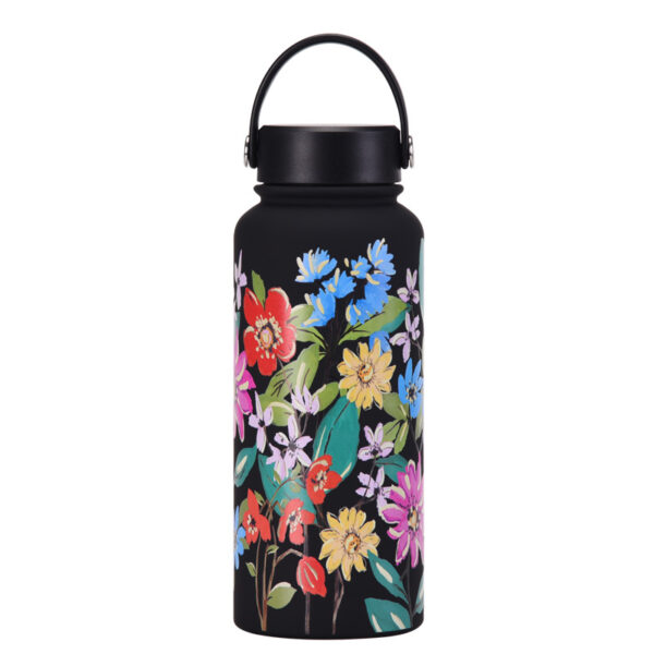 Colorful Flower Stainless Steel Drinkware Set - Image 2