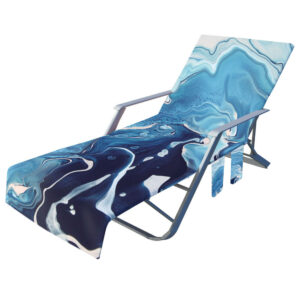 microfiber large lounge chair beach towel custom chair cover