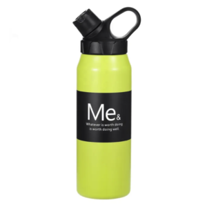 750/950ml Stainless Steel Sports Water Bottle - Outdoor Handle Cup