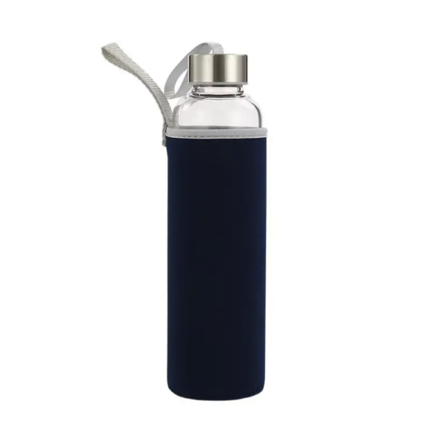 Airtight Glass Water Bottles - Nylon Sleeves, Hot/Cold Drinks
