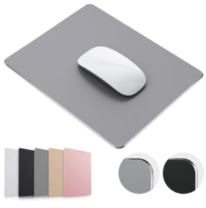 Aluminum Mouse Pad - Smooth, Ultra Thin, Double-Sided, Waterproof