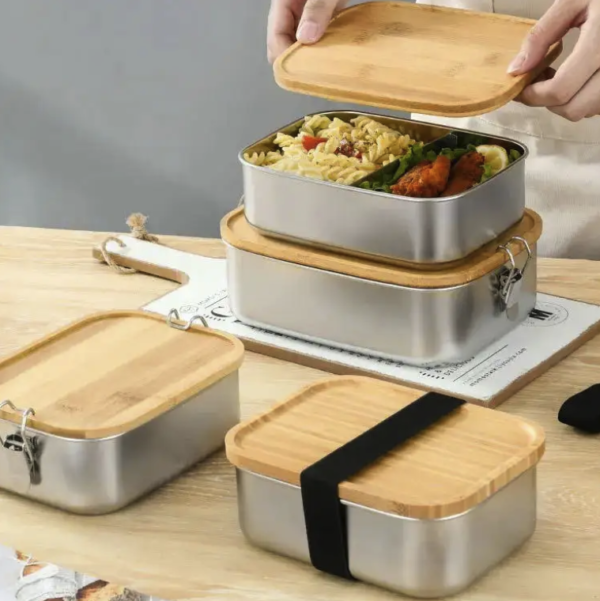 Stainless Steel Leakproof Lunch Bento Boxes - Image 2