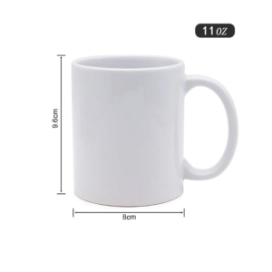 11oz Ceramic Colored Mug with Grip - School Style
