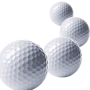 Golf practice balls double layered golf equipment
