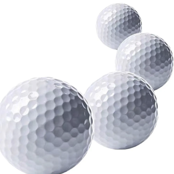 Golf practice balls double layered golf equipment