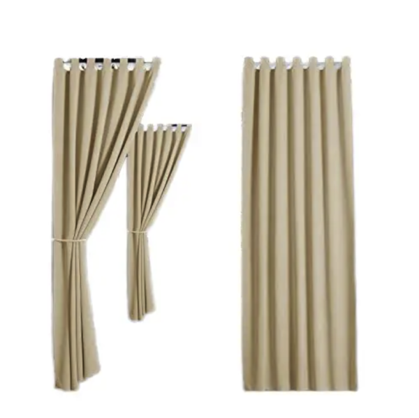 Modern Minimalist Hotel Lobby Linen Curtains