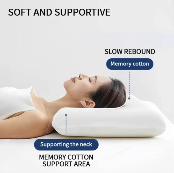 Wholesale Cooling Memory Foam Bed Neck Pillow - Image 3