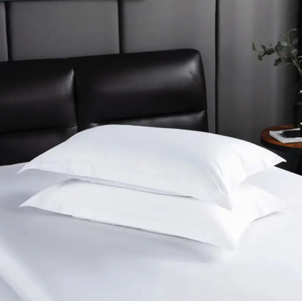 Breathable Plain Cotton Hotel Pillow Cases - Image 3