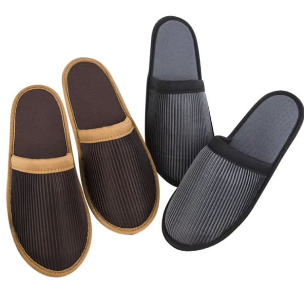 new fashion summer men leather casual whole sale best price foam slippers - Image 3