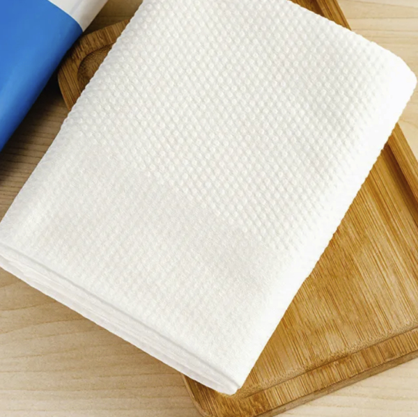 Disposable White 100% Cotton Spa Bath Towels - Image 5