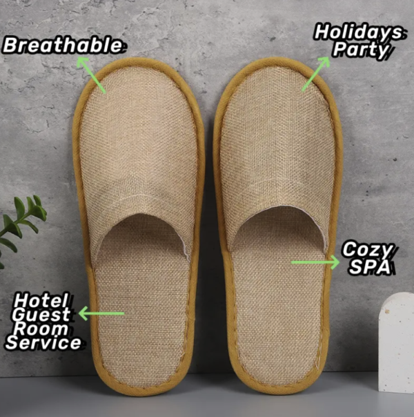 Colombia Summer Disposable Hotel Spa Slippers - Image 2