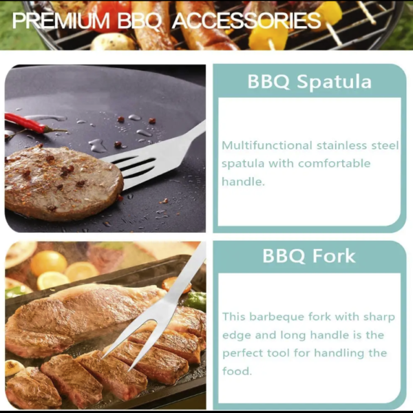 Multifunction BBQ Tools Set for Grilling & Smoking - Image 4