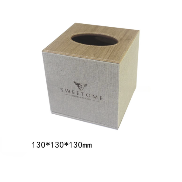 Leather Hotel Room Remote Control Storage Box - Image 2