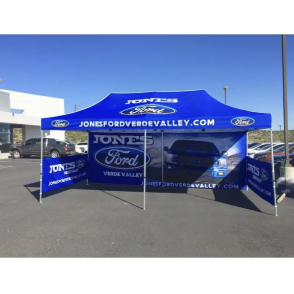 Custom Logo 10'x10' Folding Canopy Tent for Beach Events - Image 9