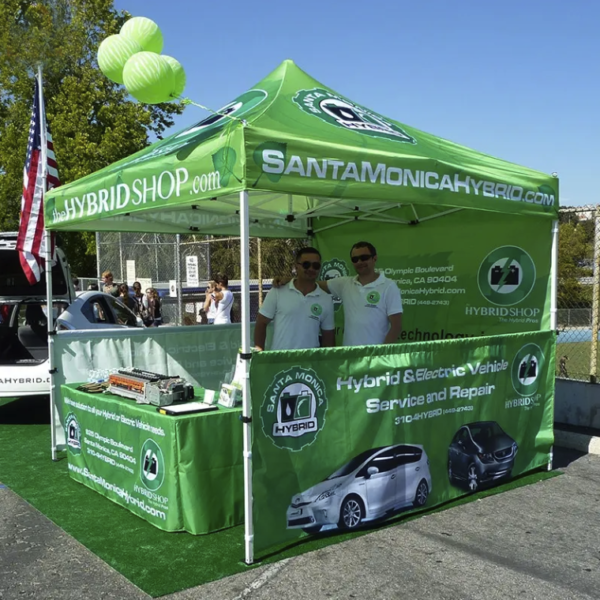 Custom Logo 10'x10' Folding Canopy Tent for Beach Events - Image 6