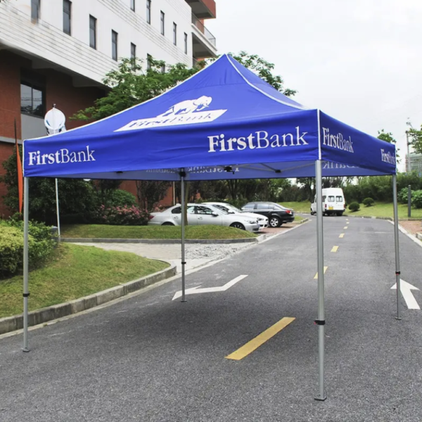 Custom Logo 10'x10' Folding Canopy Tent for Beach Events - Image 4