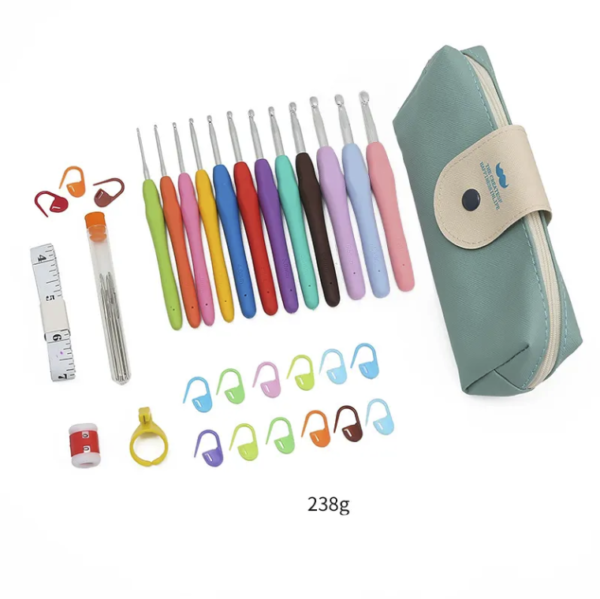 Soft Aluminum Knitting Tool Set for Crochet & Wrap - Image 4