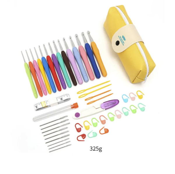 Soft Aluminum Knitting Tool Set for Crochet & Wrap - Image 2