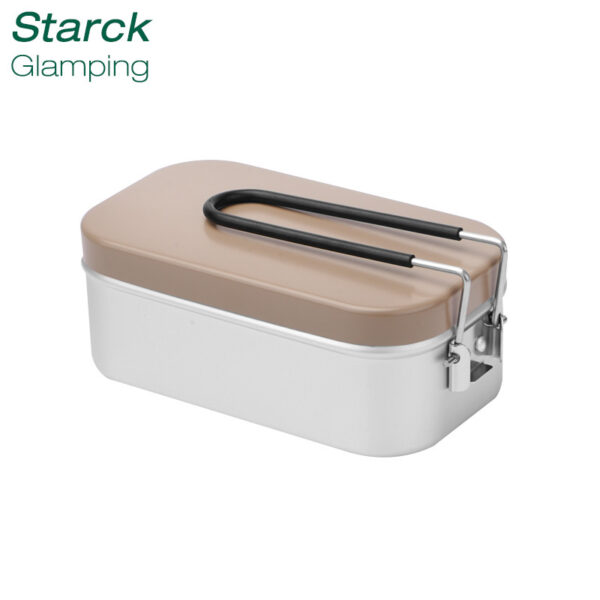Non-Stick Camping Mess Tin Kit - Lightweight Aluminum