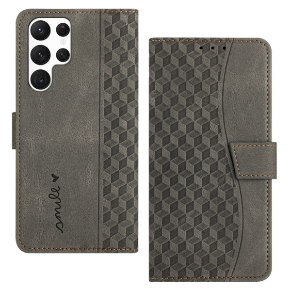 Retro Magnetic Flip Leather Phone Cover with Holder